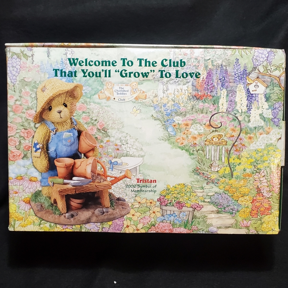 Cherished Teddies Club 2002  Membearship Kit -Tristan-New in original packaging